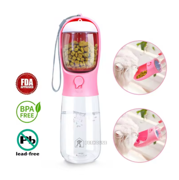 PETHOUSE™ 水メシペットカップ– ペットのための携帯用"水&ごはん"